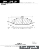 Колодки тормозные дисковые перед