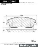 Колодки тормозные дисковые передние
