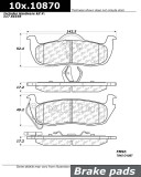 Колодки тормозные дисковые задние