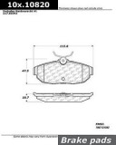 Колодки тормозные дисковые задние
