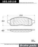 Колодки тормозные дисковые перед