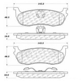 Колодки тормозные дисковые задние
