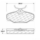 Колодки тормозные дисковые задние