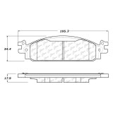 Колодки тормозные дисковые передние
